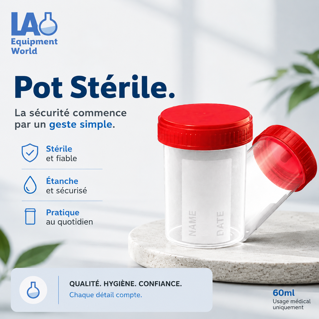POT 60mL, 120mL ( lot de 10 pots )