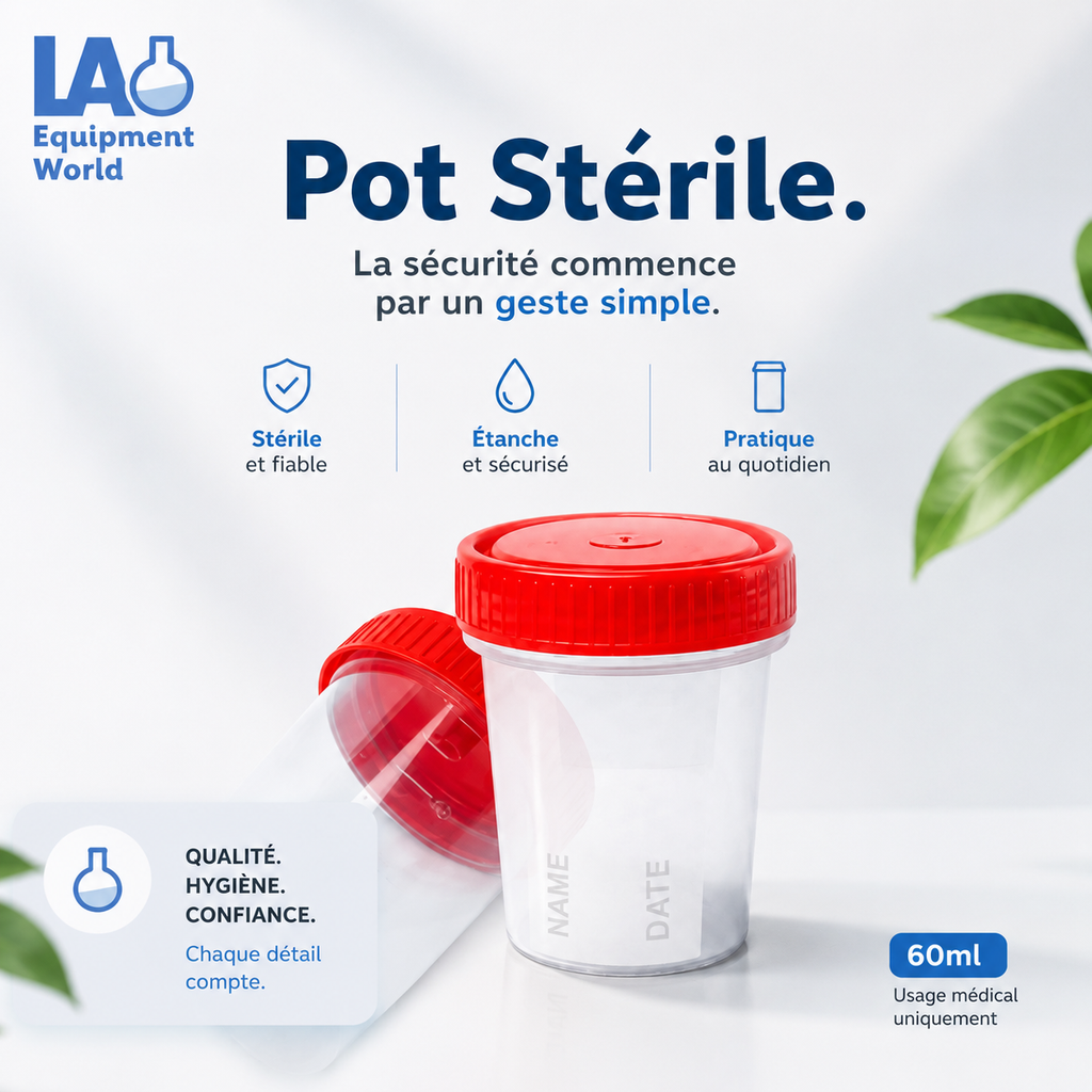 POT 60mL, 120mL ( lot de 10 pots )