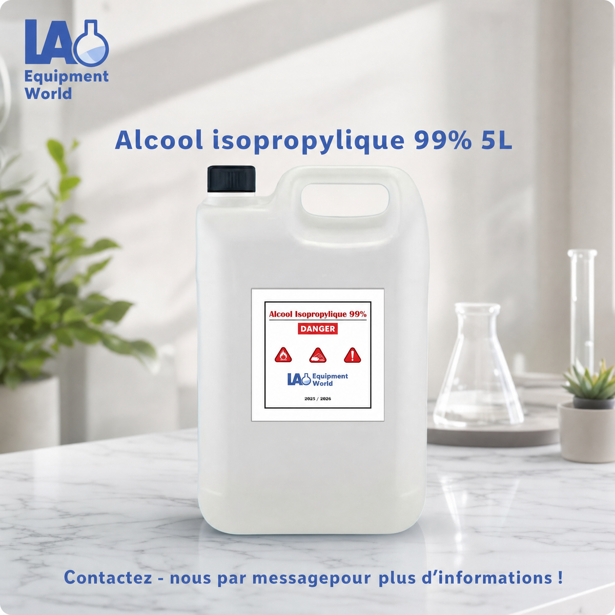 5L  Alcool isopropylique 99%