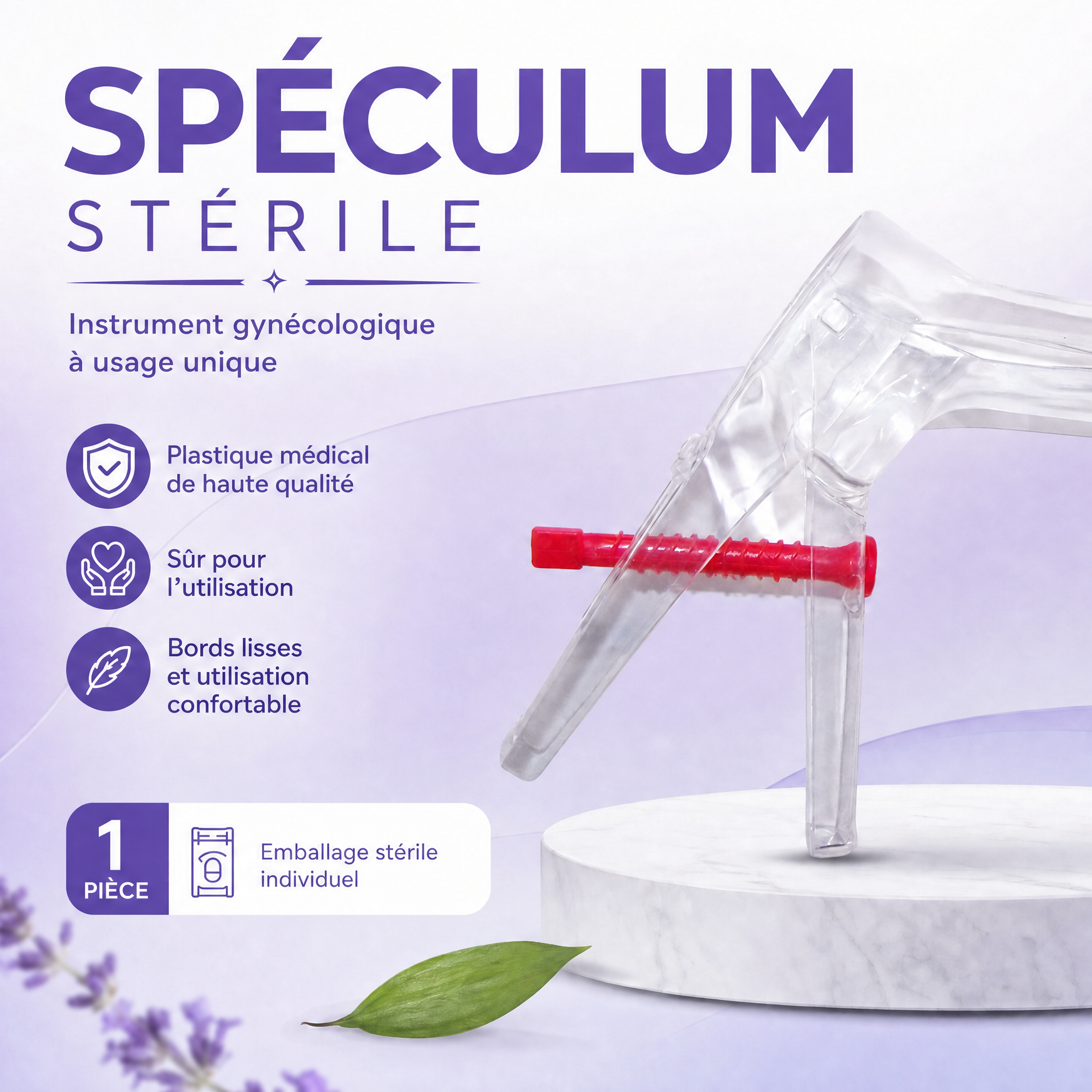 Speculum stérile   (10pcs)